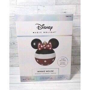 18" Disney Magic Holiday Minnie Mouse Airblown Christmas Ornament with Pump NIB